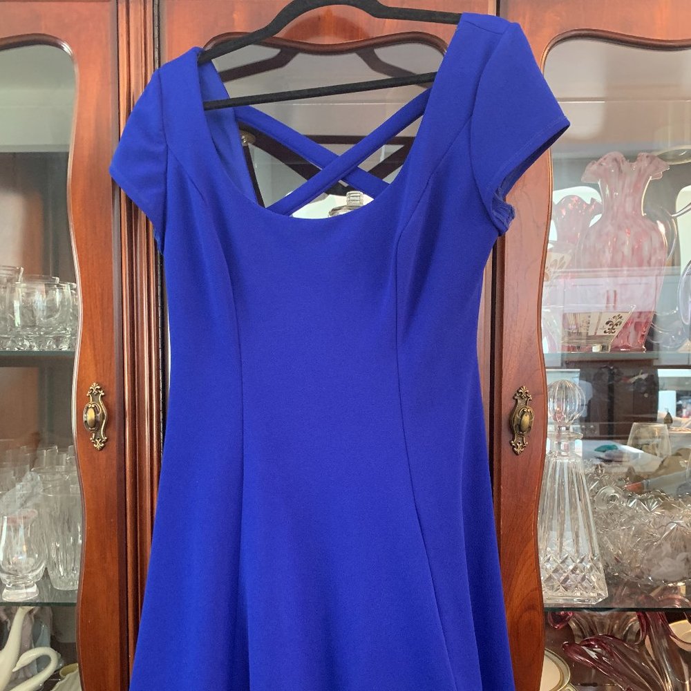 B Darlin Royal Blue A-line Dress Size 13